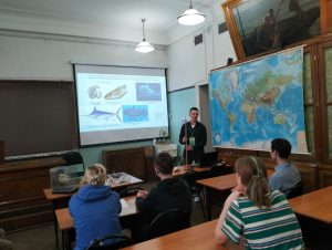 Кафедра ихтиологии во время Дня открытых дверей МГУ