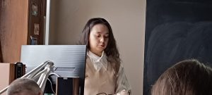 Защита выпускной квалификационной работы магистром кафедры Е Пэйяо