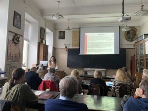 Защита выпускной квалификационной работы магистром кафедры Е Пэйяо